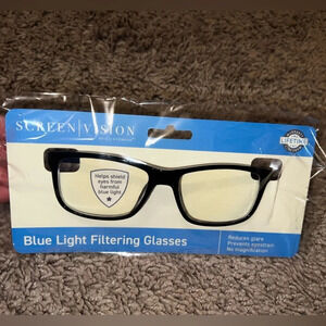 NWT Screen Vision Blue Light Filtering Glasses